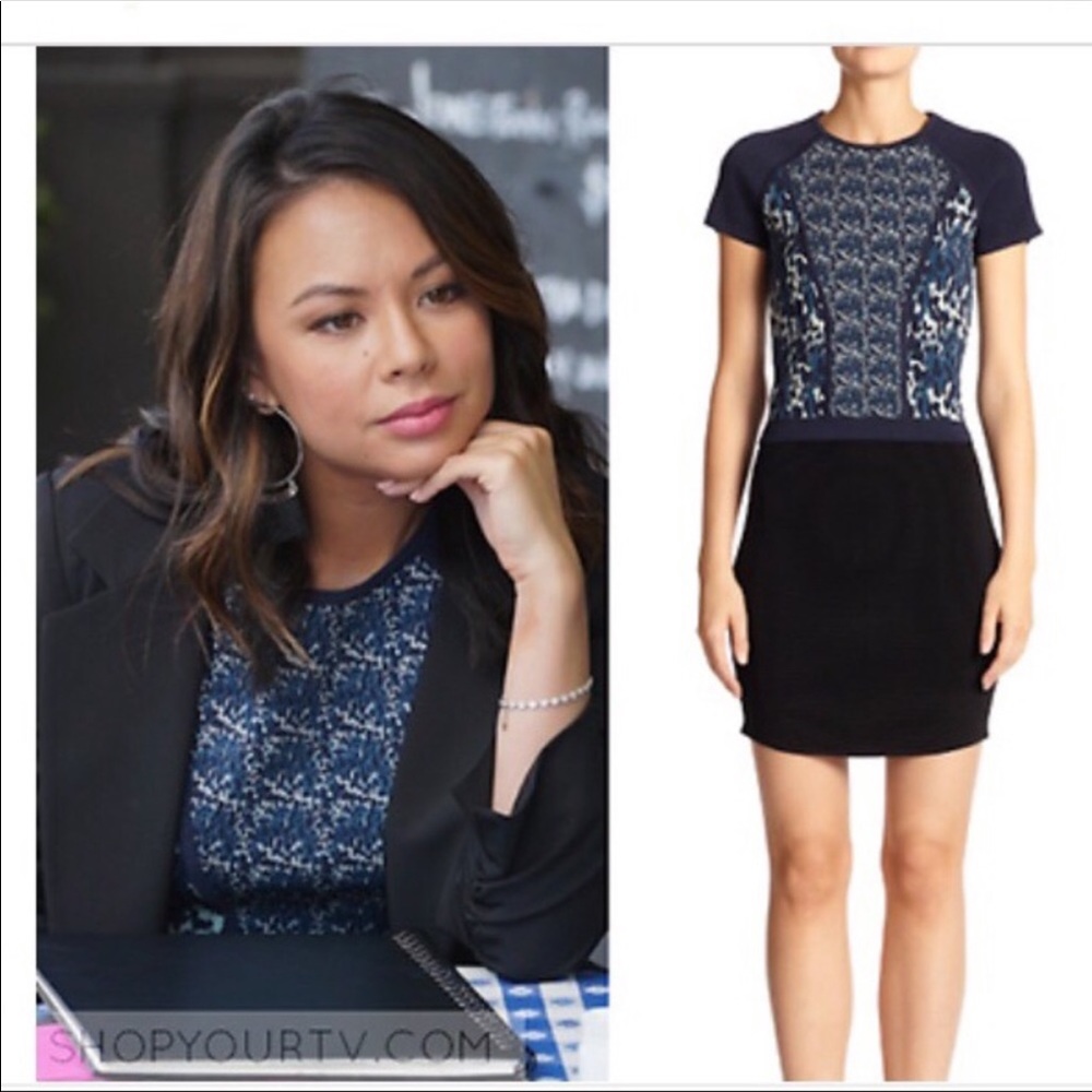Parker Langley Animal Print Top Small